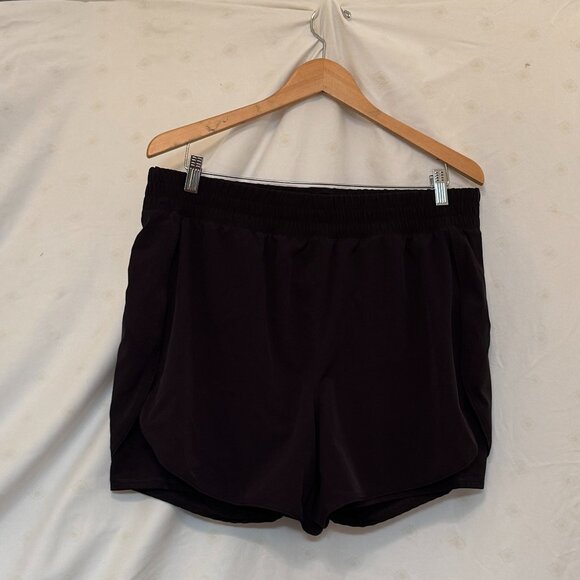 Avia Women's Running Shorts with Bike Liner - XL, Black - Picture 4 of 8